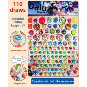 [FS] 1card 110pcs Permainan Game Bola Bekel Anak Berhadiah 110 Bola Planet Fun Game Gosok Berhadiah