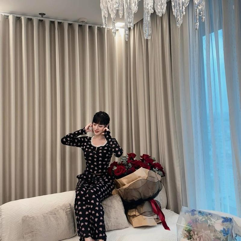 Set đồ thun pijama hoạ tiết xinh xắn 2