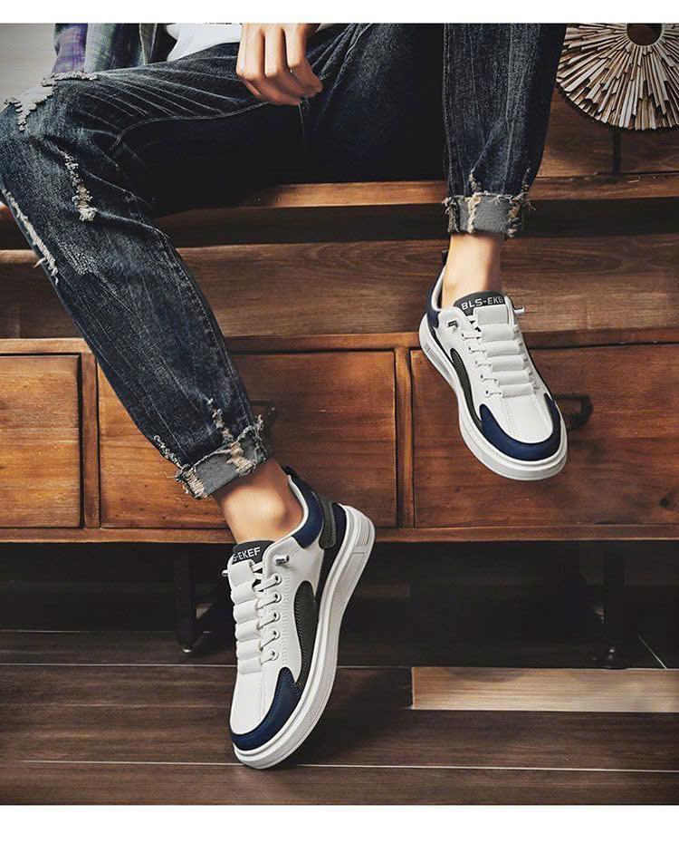 Product Introduction of Giày Thể Thao Nam - Phong Cách Cực Ngầu Thời Trang Trẻ Trung Sneaker Shoes Sneaker Shoes Đế Bằng Cao Su 11