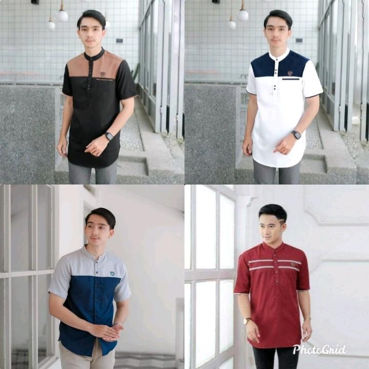 100ribu Dapat 4 Model Baju Koko Kurta Dewasa Katun Muslim 4