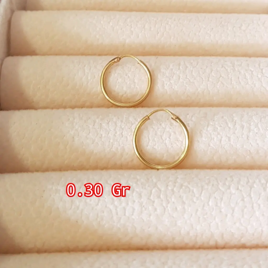 Anting gipsy polos collection 0.30gr Anggun