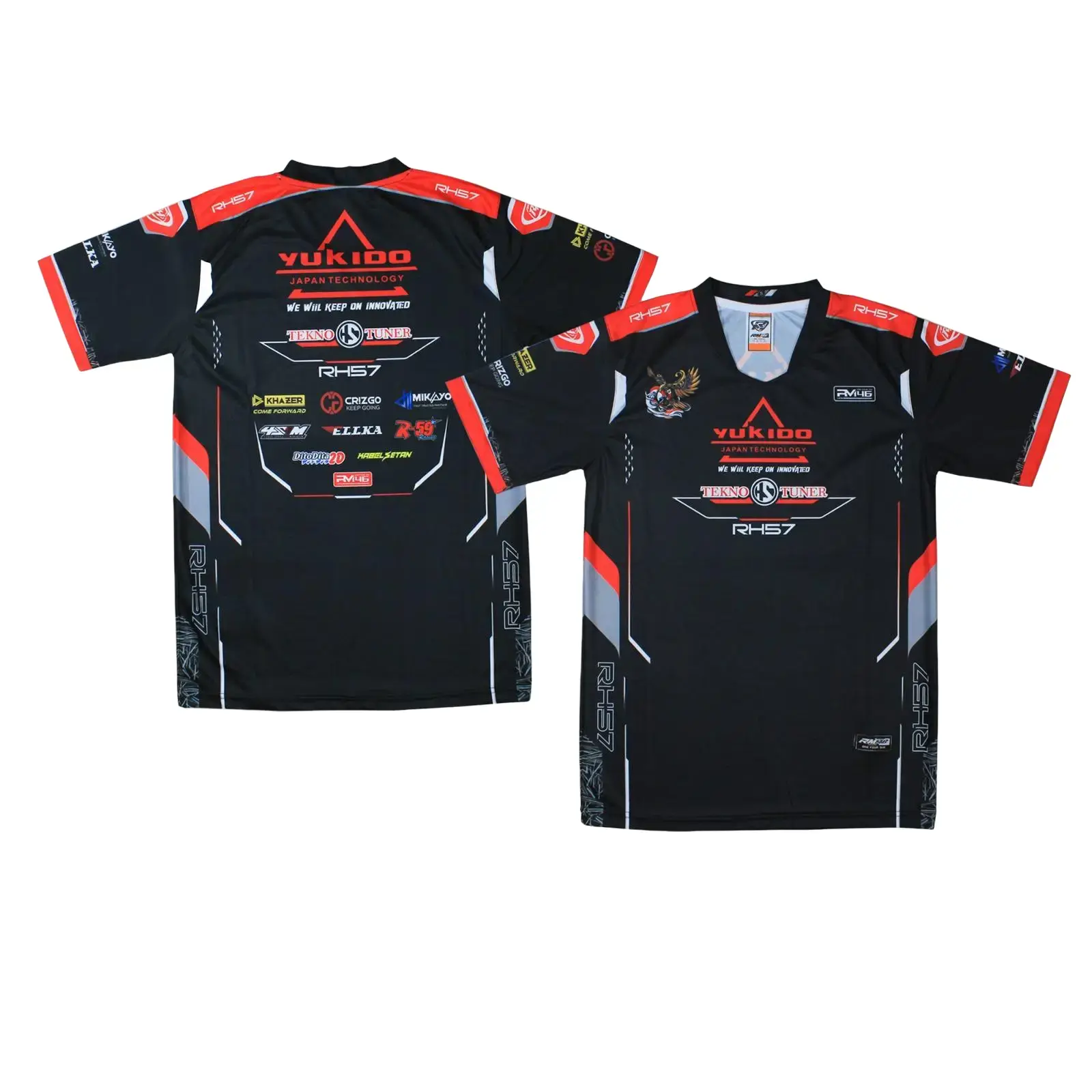 RM146 Jersey Sport YUKIDO X TEKNO TUNER Series Philipin Black 001