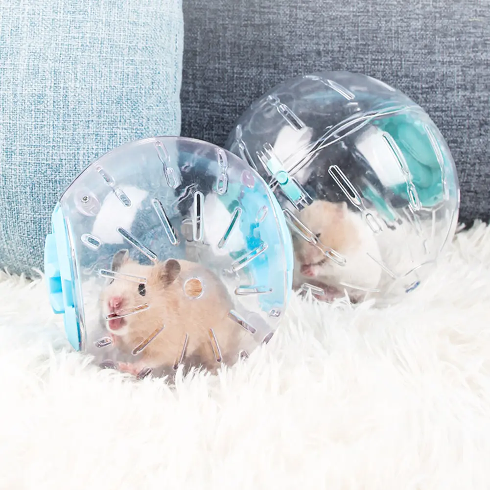 Plastic Outdoor Sport Ball Grounder Rat Small Pet Mice Jogging Ball Toy Hamster Gerbil Exercise Ball Play Toys Small Pet Supplies
