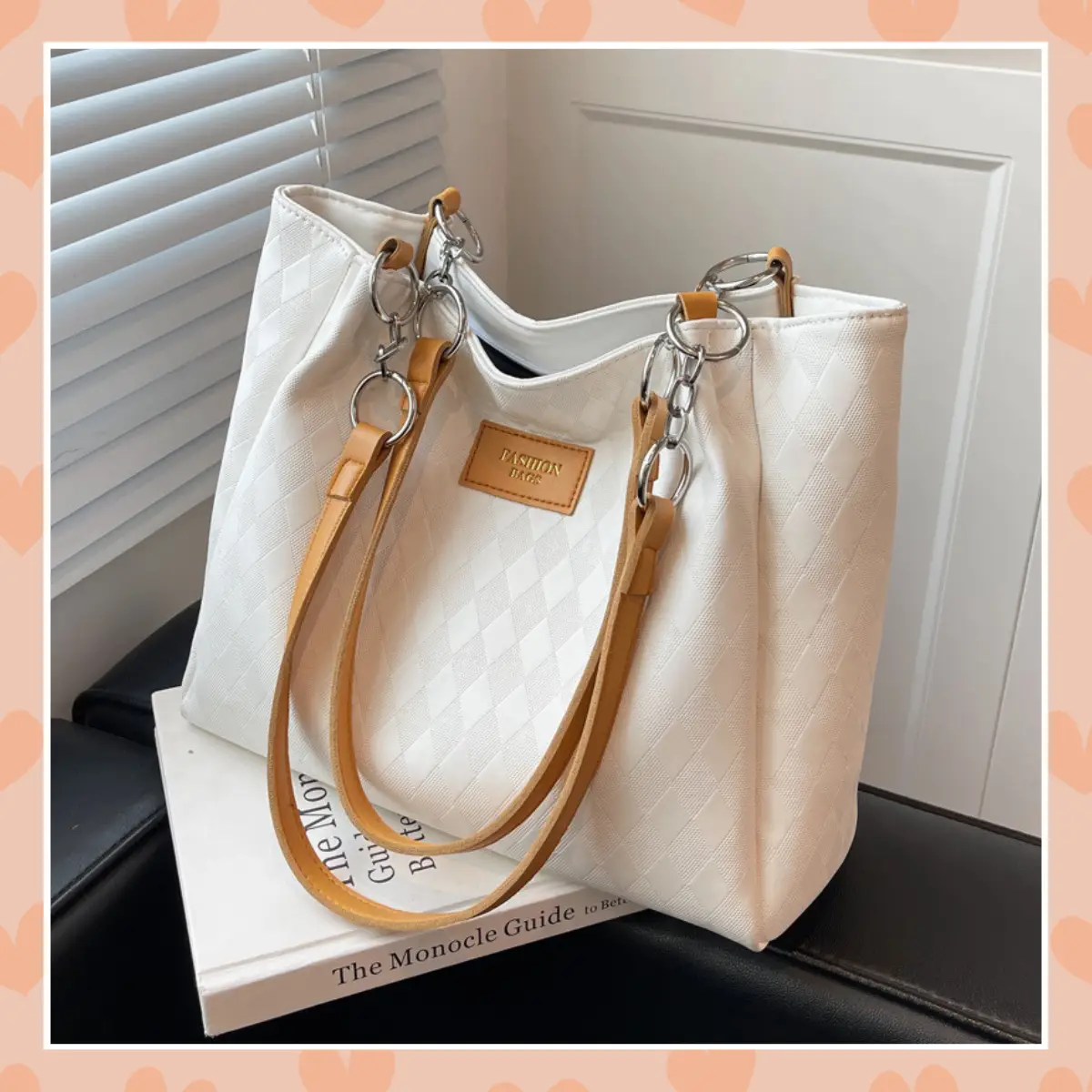 Túi Xách Nữ Túi Tote Da Thời Trang Dập Vân Ô Trám H38 Bag Chữ Nhật Nhung Hình Chữ Nhật