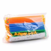 Gambar Magic Straw 110 ( 55 Pipa Sedotan + 55 Konektor ) Mainan Edukasi Anak - Random dari Grandia Shop Kota Tangerang Selatan 5 Tokopedia