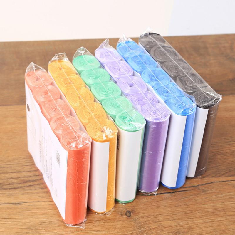 Product Introduction of Túi đựng rác dùng một lần, gia dụng, 5 cuộn, 1 gói, 100 chiếc, để lưu trữ nhà bếp, túi đựng rác, túi chất thải làm sạch, túi nhựa 21