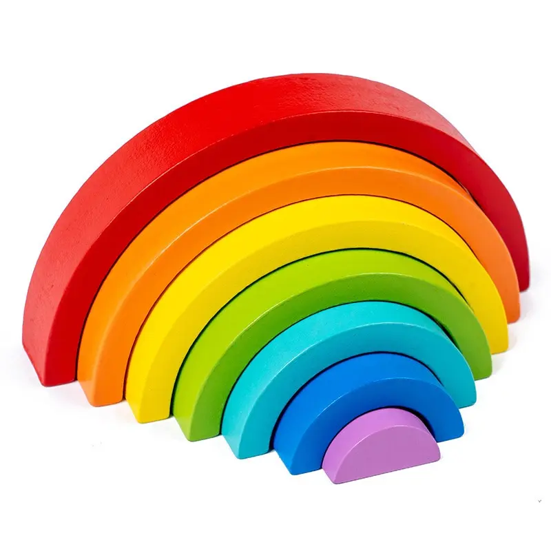 AK Mainan Anak Montessori Rainbow Bridge Children Toy