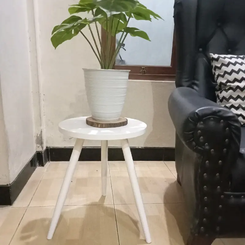 Meja Bulat Meja Samping Sofa Tamu Aestethic 0