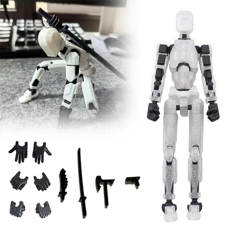 Product Introduction of Printed Mannequin Toy Shapeshift Robot Model Multi-Jointed Movable Decompression Toy  For Kids Boys And Girls 20