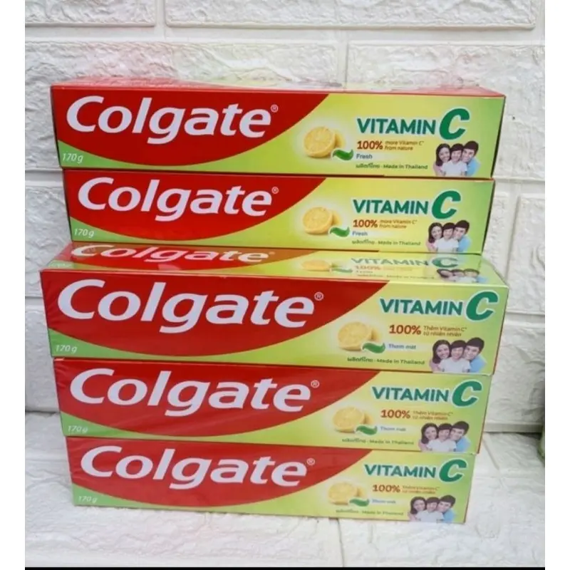 kem đánh răng colgate vitamin c 170g