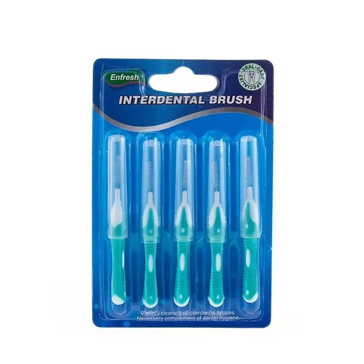 Bàn chải kẽ răng interdental brush Coral Clean, làm sạch mảng bám cứng đầu ở kẽ răng