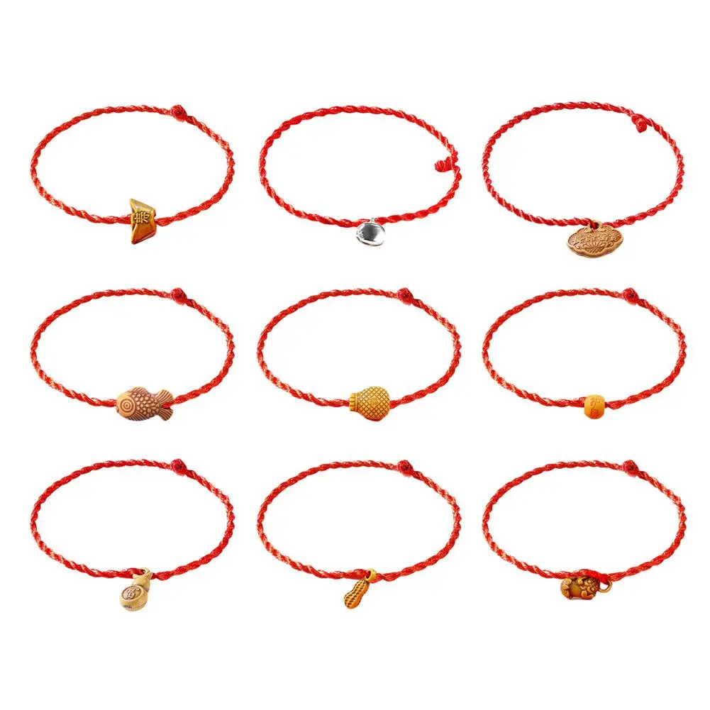 New Year's Gift Lucky Hands Bracelet Red Rope Small Gift Bracelet