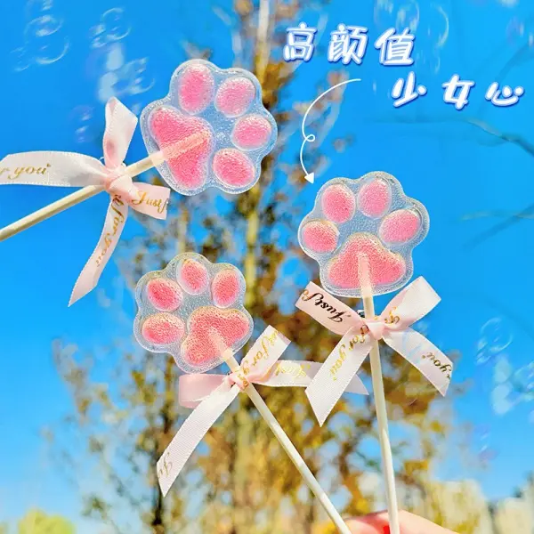Creative Shape Lollipop Cat's Paw Shape Candy Children Gift Snack Candy Wholesale