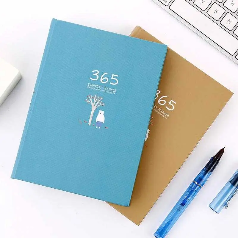DingDongTu Buku Diary 365 Hari Hardcover - DDT-4083-32 Tali Kertas 3