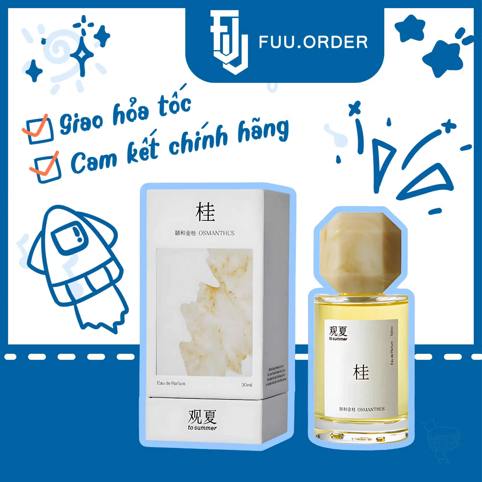 Nước hoa Quan Hạ/ To Summer Osmanthus - Di Hòa Kim Quế