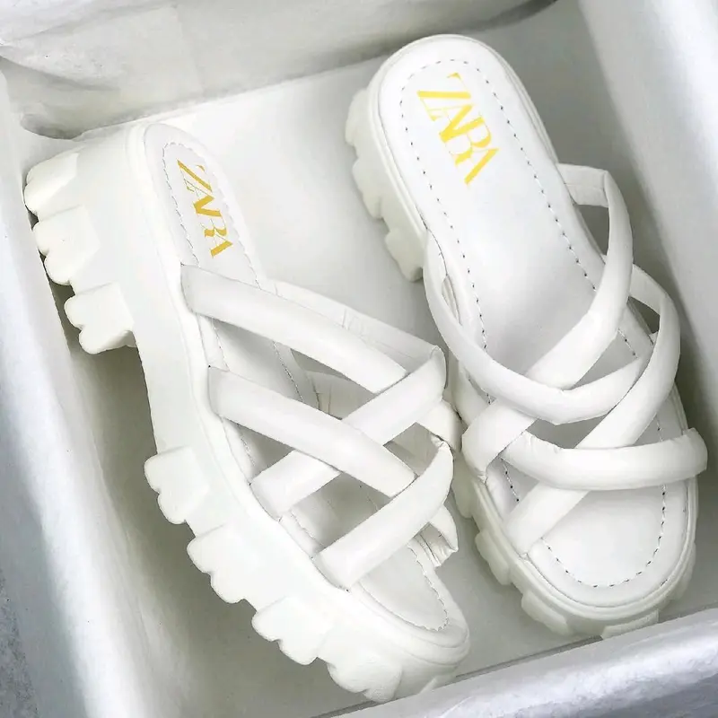 sendal wedges wanita import realpict 9972 tinggi 5cm 4