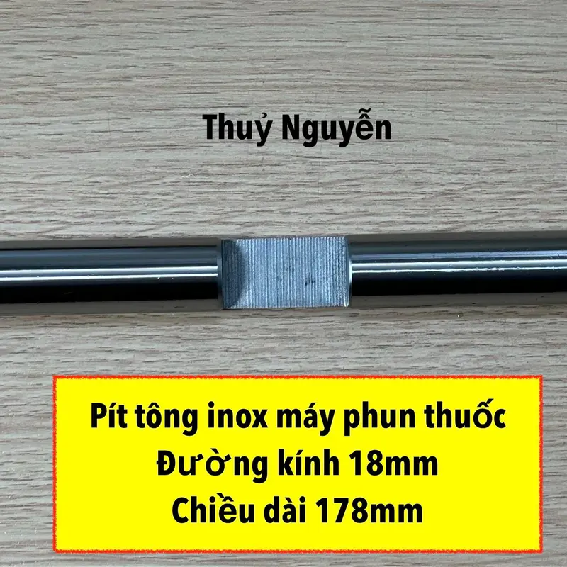 Pít tông inox máy phun thuốc 3