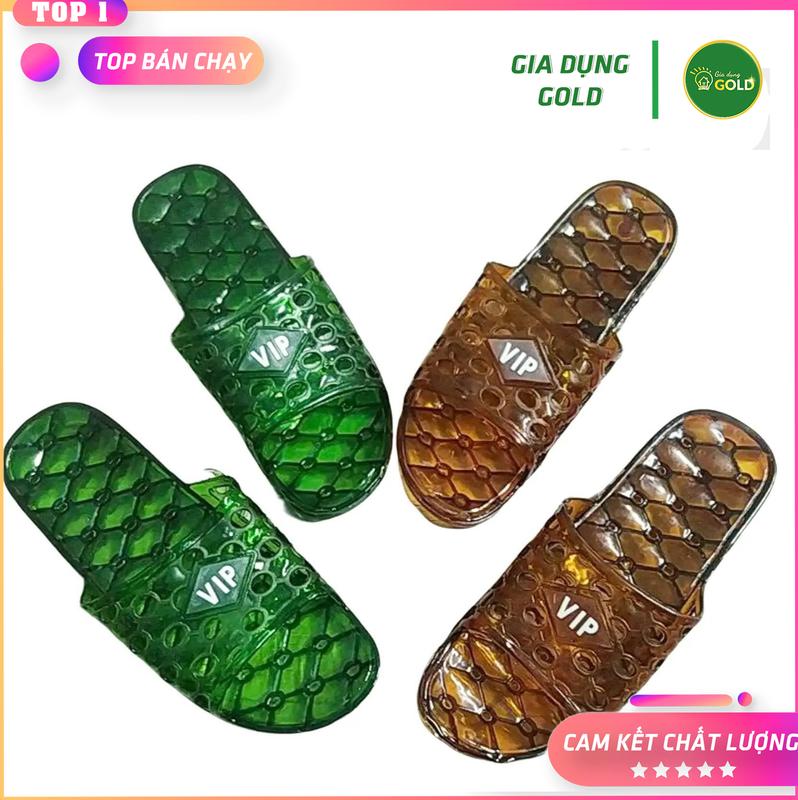 Dép VIP Nam Nữ Đi Trong Nhà Tắm , Văn Phòng , Nhà Vệ Sinh Có Đế Chống Trượt Dép Lê