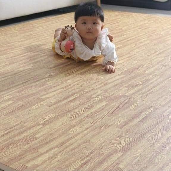 Thảm Xốp Ghép lót sàn cho bé miếng dày vân khế, vân gỗ trải sàn phòng khách ngủ miếng dày nhiều màu 6