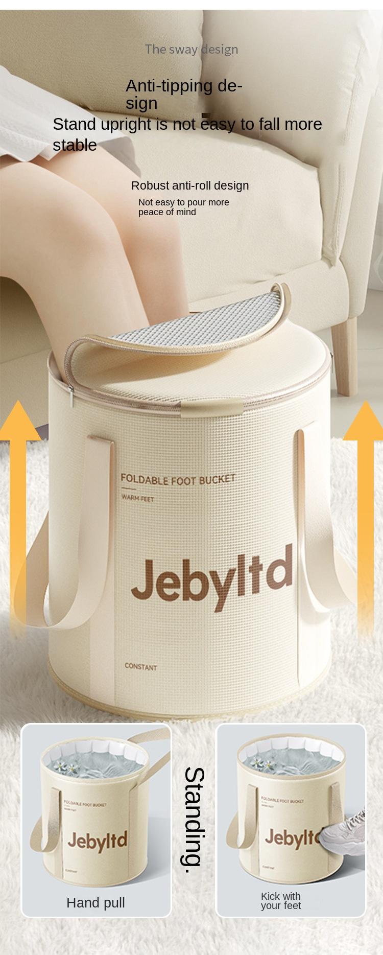 Product Introduction of Foldable Foot Bath Bag High Depth over Calf Household Portable Foot Bath Artifact Feet-Washing Basin Heat Preservation Foot Bath Barrel Constant Temperature Buggy Bag 7