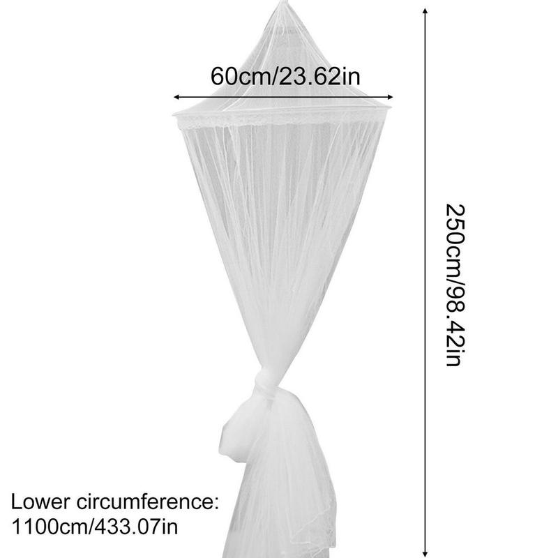Product Introduction of Round Dome Canopy Comfortable Net Bed Canopy Polyester Elastic Round Dome Odorless Breathable Summer Essentials Bed Tent For 13