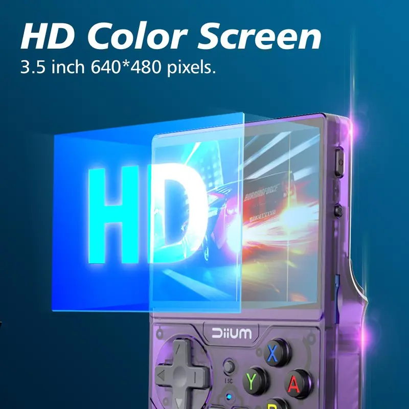D008 Pocket Gaming Console, 64G/128G Portable Retro Arcade Game, Nostalgia 3D Pocket Gaming Console, Birthday Gift for Boys & Girls, Christmas Gift 4