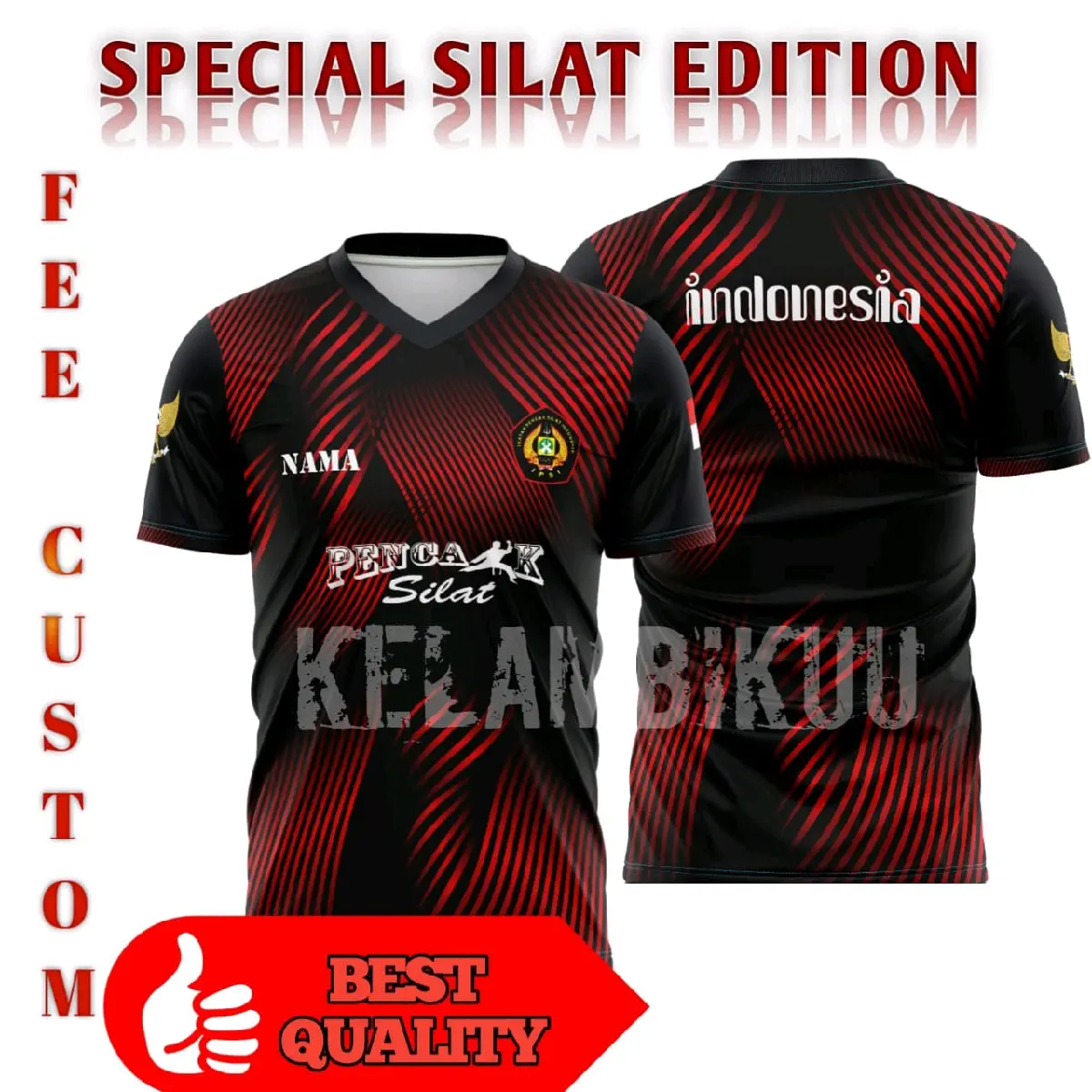 KAOS JERSEY OLAHRAGA PENCAK SILAT/IPSI/IKSPI/TAPAK SUCI/PSHT Sport
