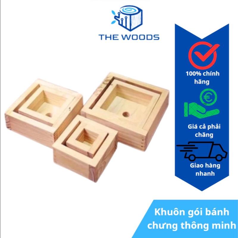 Giá xưởng gỗ thông - Khuôn gói bánh chưng thông minh - 1 set 2 khuôn