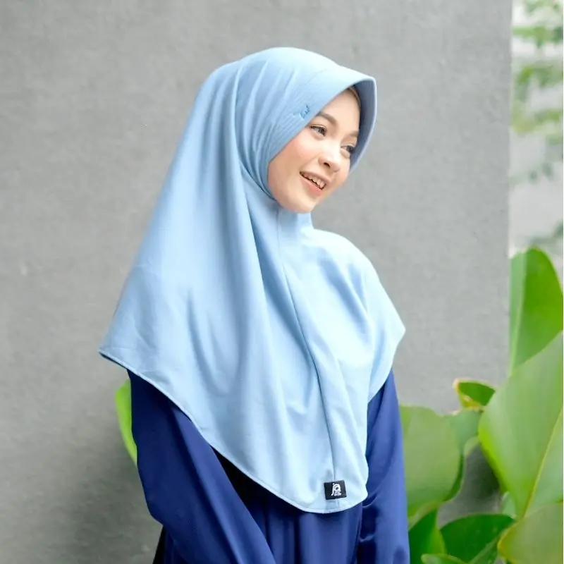 Jilbab Afra Arfa Amira Mocca Bergo Instan Remaja Pet Antem Bahan Kaos Premium Panjang Muslim 8