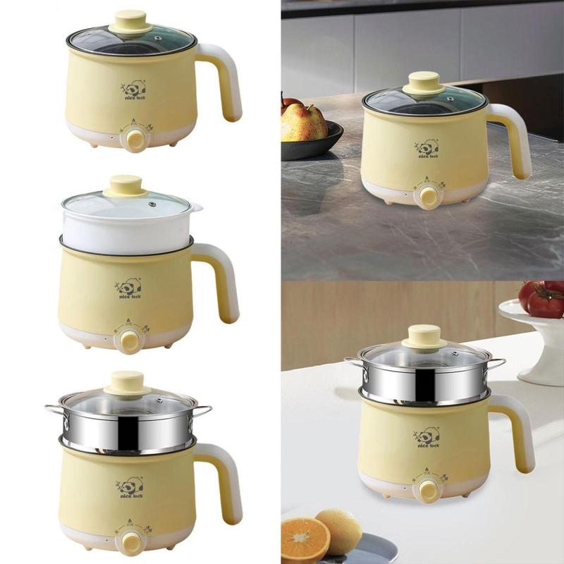 Electric Hot Pot Nonstick Boil Dry Protection Multipurpose Raman ...