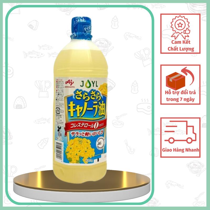 Dầu ăn hạt cải Ajinomoto nội địa Nhật Bản chai 1 lít