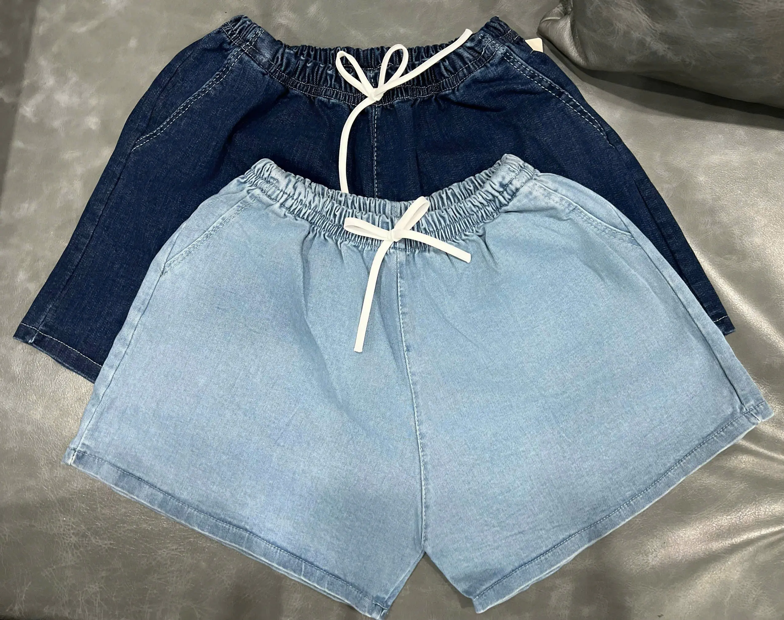 Quần short jean nữ, quần đùi jean nữ lưng chun co giãn, có BIGSIZE