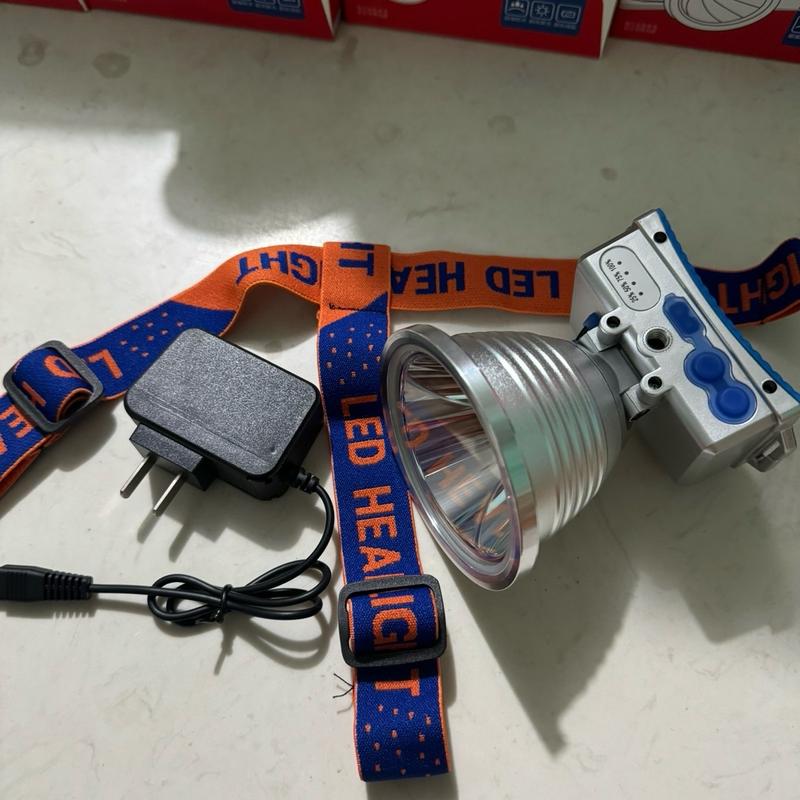 Đèn Đội Đầu Siêu Sáng J78 3000W Nội Địa Trung Vỏ Nhôm Chống Nước Pin Trâu Ánh Sáng Trắng Ánh Sáng Vàng 800m Chiếu Xa