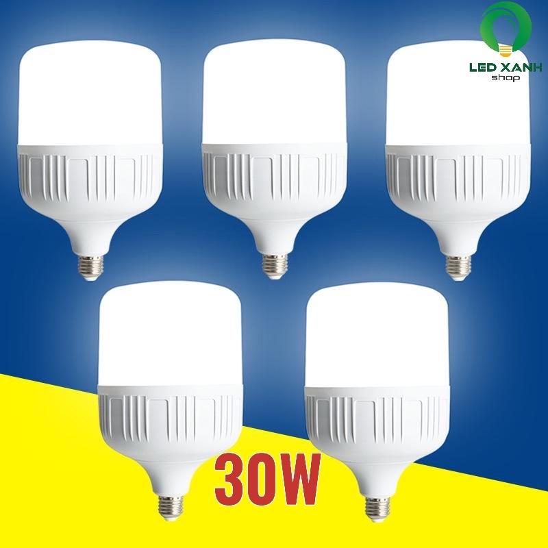 Combo 5 Bóng) Đèn Led 30W Cao Cấp Siêu Sáng Tiết Kiệm Điện Năng Ánh Sáng Trắng…