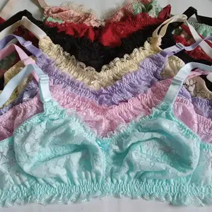 grosir ecer bh bra bidadari tanpa busa tanpa kawat Full Coverage Polos