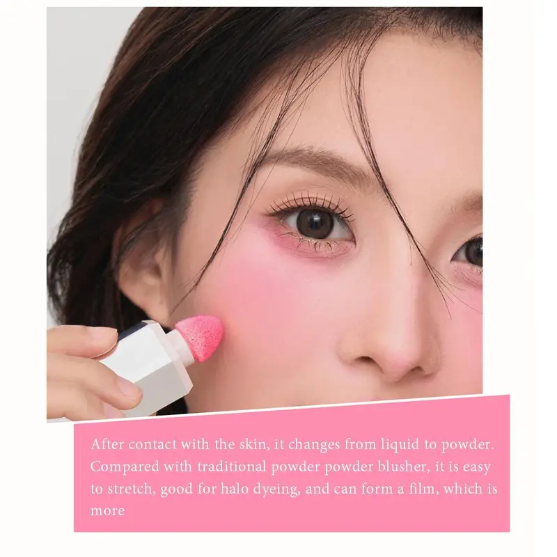 Phấn Má Hồng Dạng Lỏng Dạng Phấn Màu Đông Lạnh AZTK / Jingzhi, Mở Rộng 5ml, Giả Khí Quyển, Co Giãn, Sửa Chữa, N9S1 2