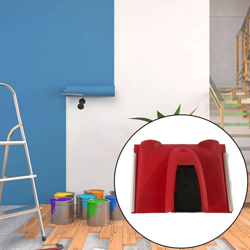 Product Introduction of High Quality with Handle Walls Paint Edge Trimmer Paint Brushes Red Paint Edger Tool Separator Trimmer Multifunctional Ceiling Corner Painting Brush 8