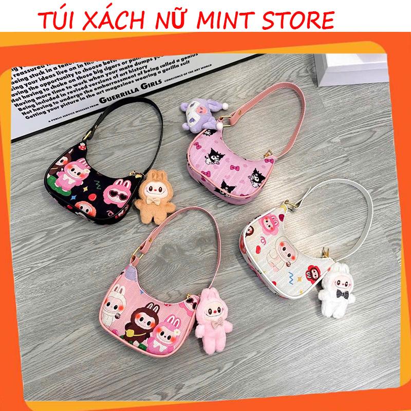 Túi cho bé gái đi chơi, túi mini cầm tay đeo vai họa tiết in hình dễ thương nhỏ xinh bag 825