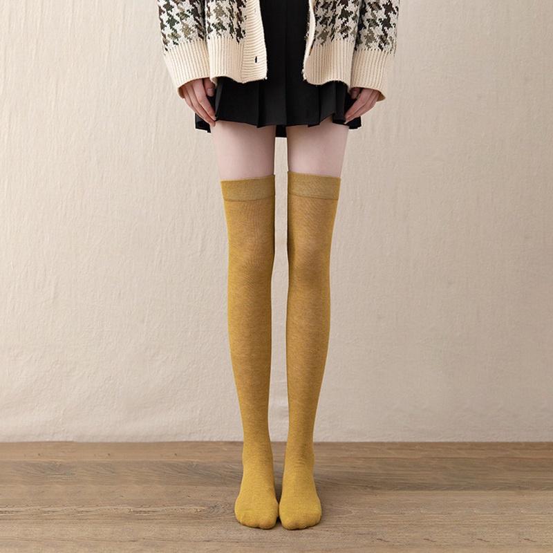 Product Introduction of Thickened Stockings For Warmth Knee Length Socks Loop Socks For Women Autumn And Winter Plush High Tube Loop Socks 33