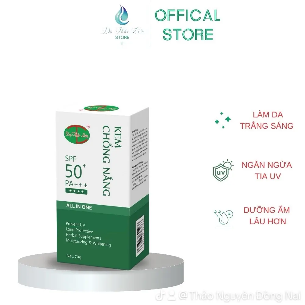 Kem chống nắng Dạ Thảo Liên SPF50+++ Chính Hãng - Skincare