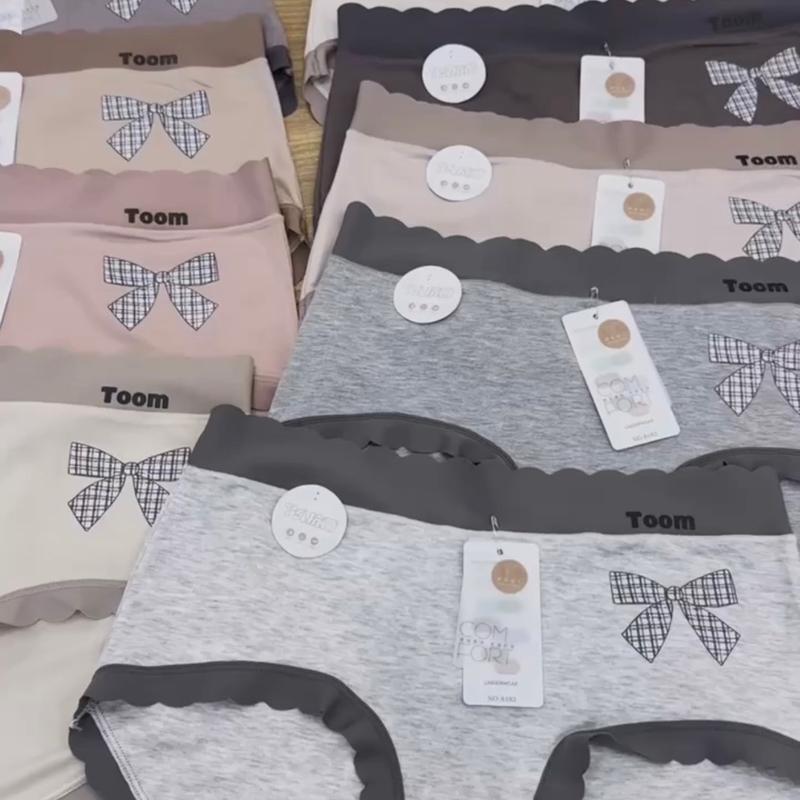 (Fom to 55-68kg) Quần lót nữ cạp cao cotton cao cấp bảng màu đẹp, co giãn êm ái không bai nhão, viền su không lộ viền 5