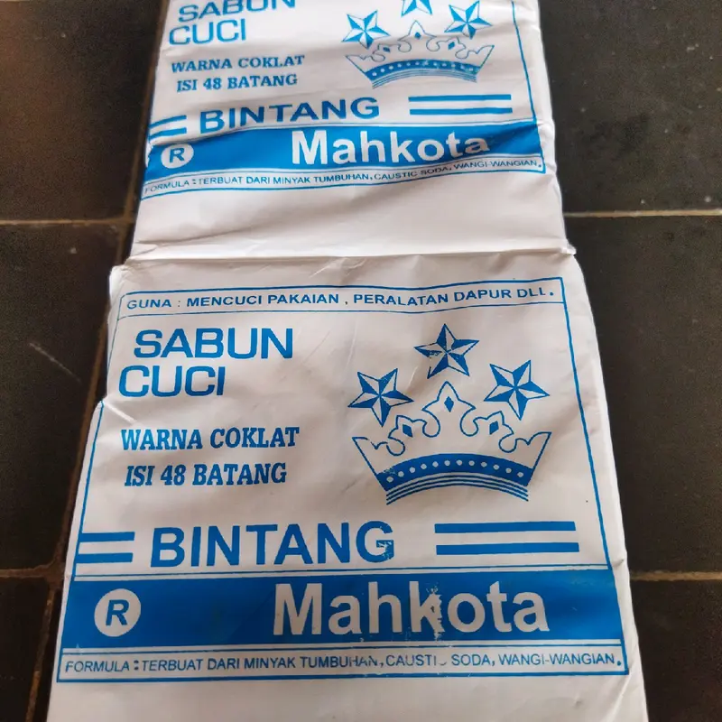HARGA 1 ball isi 6pack 48pcs Sabun Cuci Bintang Mahkota pembersih multiguna Anti bakteri 5