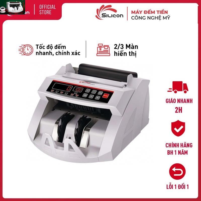  Máy đếm tiền mini cầm tay nhập khẩu CN Mỹ Silicon MC-2200 Tốc độ 1000 tờ phút đếm cộng dồn,đếm chia mẻ 