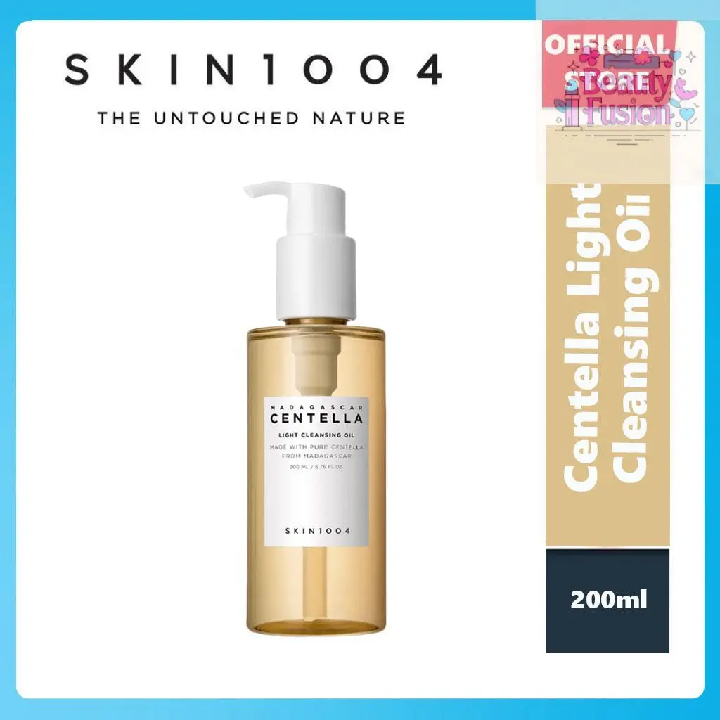 SKIN1004 Madagascar Centella Light Cleansing Oil 200ml (Cruelty-Free) Make Up Remover Skin 1004 Cleansing Oil Centella Cleansing Oil
