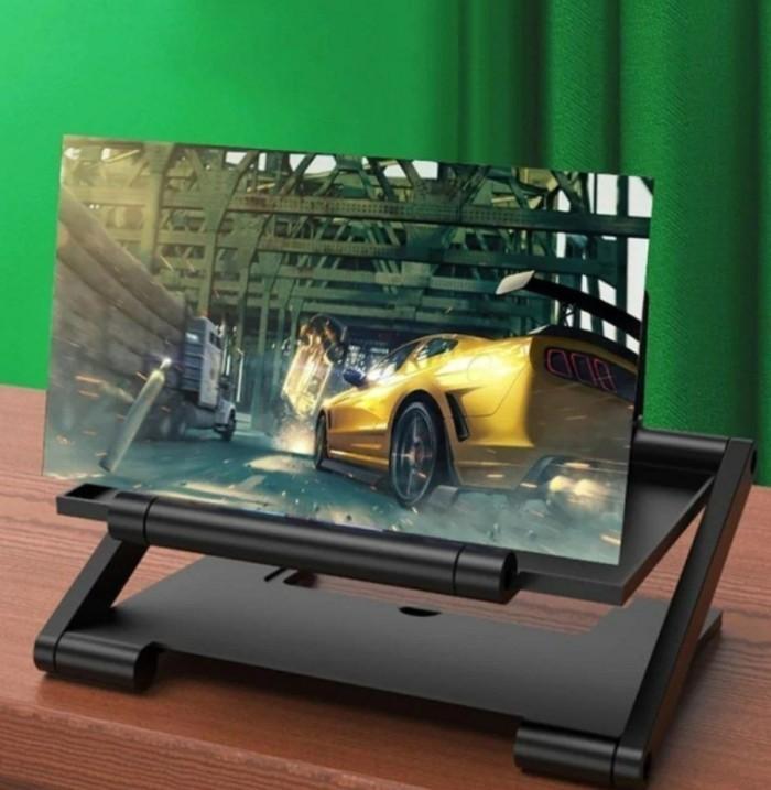 F6 Kaca Pembesar layar HP Smartphone 3D HD 1