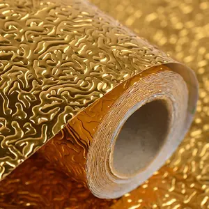 Wallpaper Dinding Dapur 6M x 60cm (P x L) – Aluminium foil untuk dinding, lemari, meja, pintu, dan kulkas. Cocok sebagai stiker pelapis, terbuat dari kertas sticker yang praktis dan tahan lama