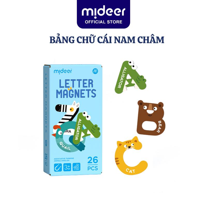 Bảng chữ cái nam châm cho bé Mideer Letter Magnets Đồ chơi giáo dục cho bé