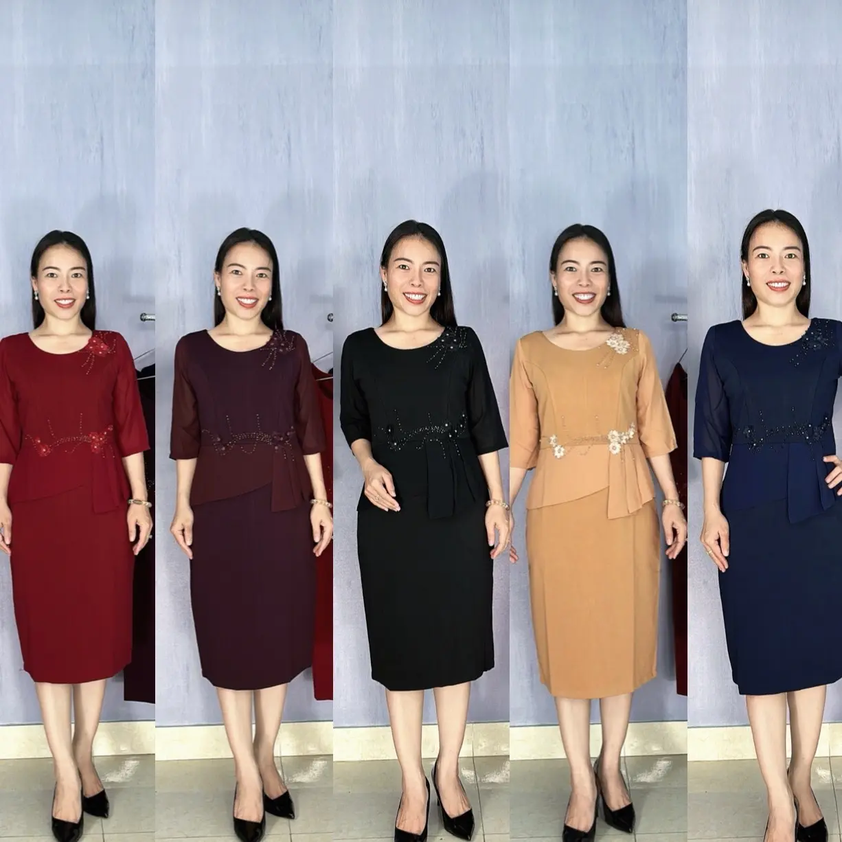 Đầm suông thiết kế đi tiệc