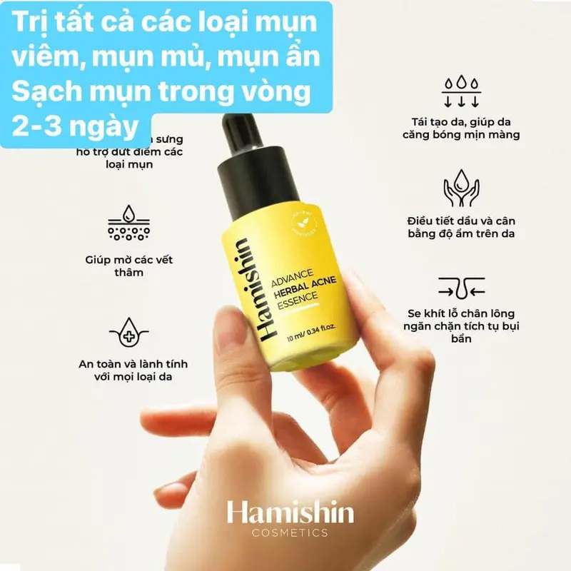 [Mẫu mới] Serum ngừa mụn ẩn li ti, mụn đầu đen HASMI Cosmetics 3