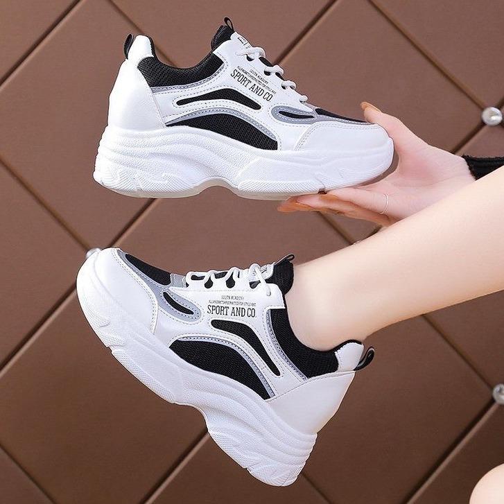 Hello Puffy Giày Thể Thao Nữ Hàn Quốc Thông Hơi Cao Cấp Hót Trends Giay AnCor Độn Đế Mẫu Mới Hot 1